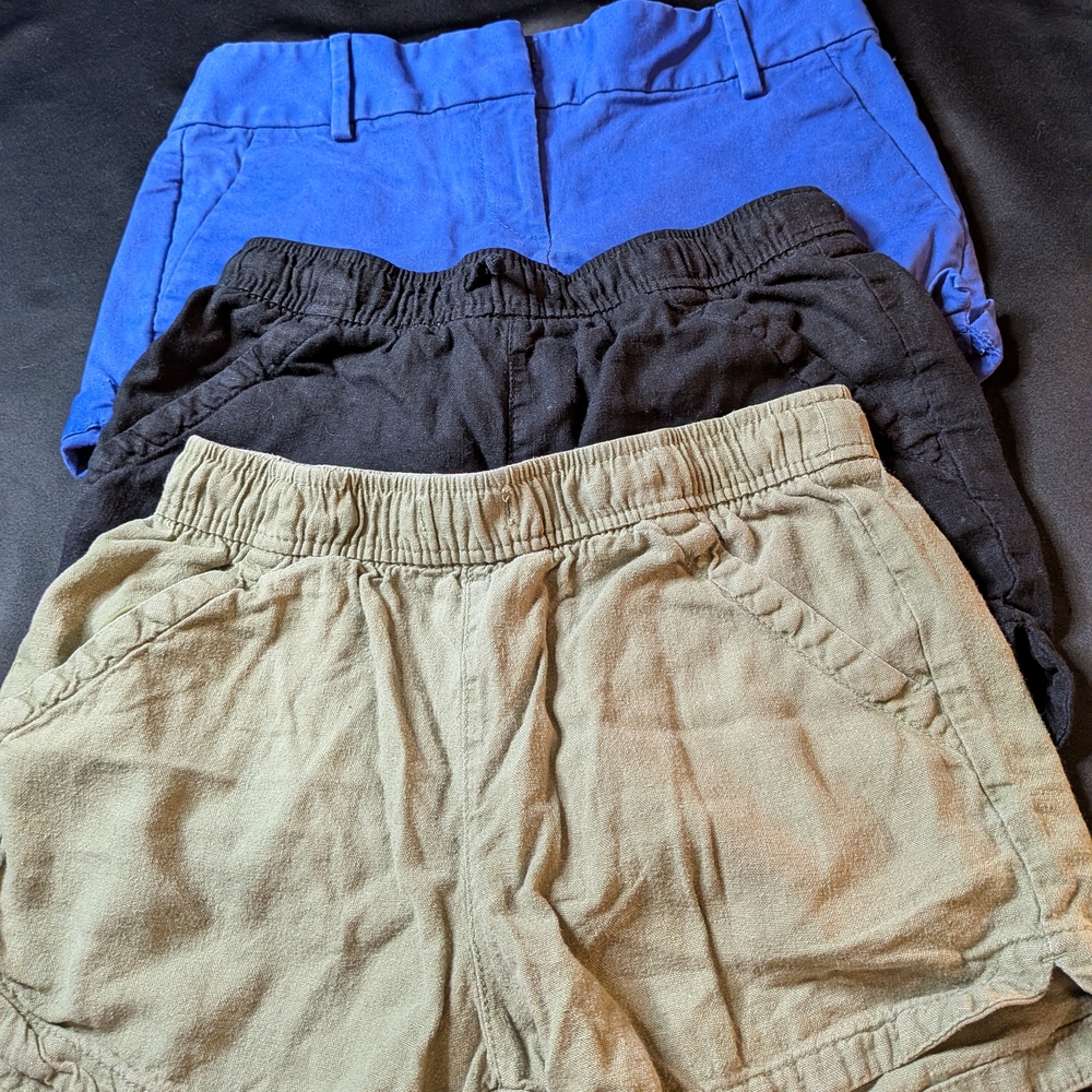 LOFT Women's Shorts Set - Blue, Black, Tan